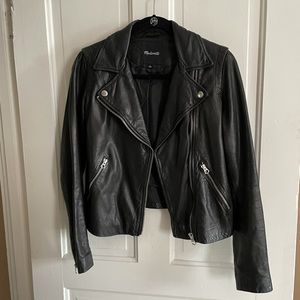 madewell moto leather jacket